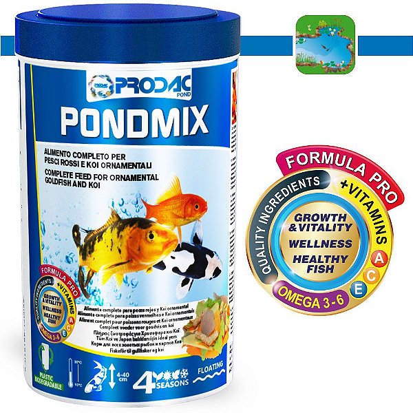 RACAO PRODAC PONDMIX  160G