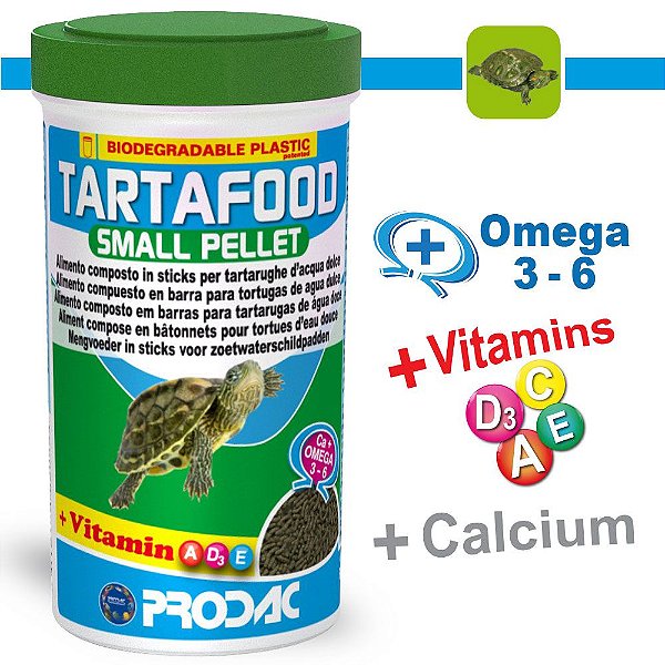 RACAO PRODAC TARTAFOOD SMALL PELLET 35G