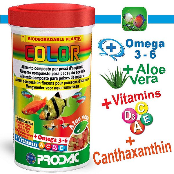 RACAO PRODAC COLOR FLAKES 20G