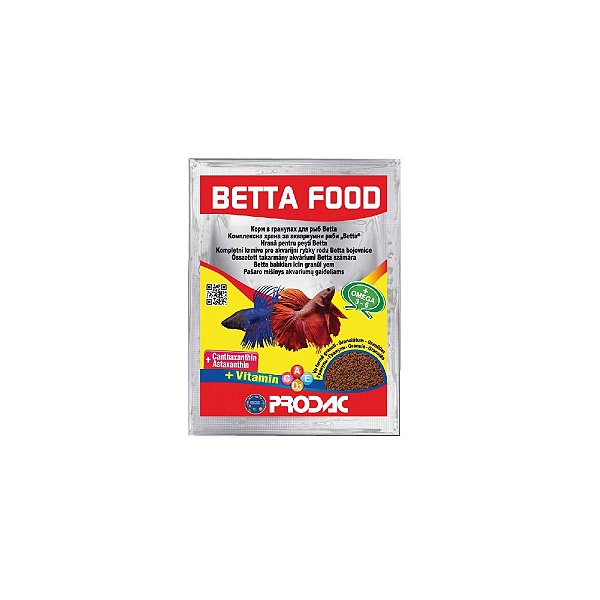 RACAO PRODAC BETTA FOOD 12G (SACHE)