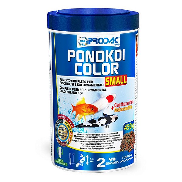 RACAO PRODAC PONDKOI COLOR SMALL 450G