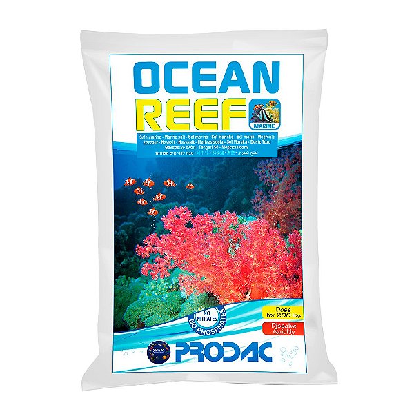 SAL PRODAC OCEAN REEF  6,6KG 200L - REEF SALT (SACO)