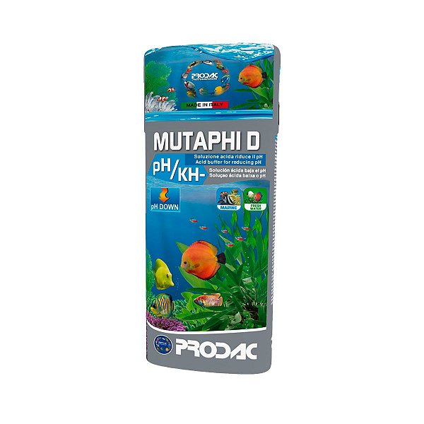 SUPLEMENTO PRODAC MUTAPHI D (PH -) - ACIDIFICANTE 250ML