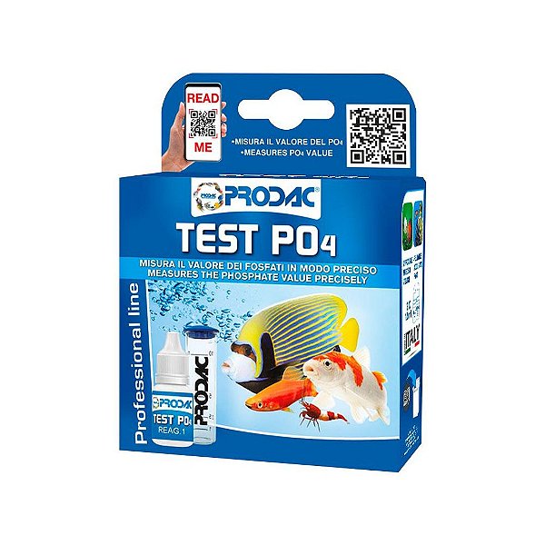 TESTE PRODAC FOSFATO (PO4) - 48 TESTES (DOCE/MARINHO)