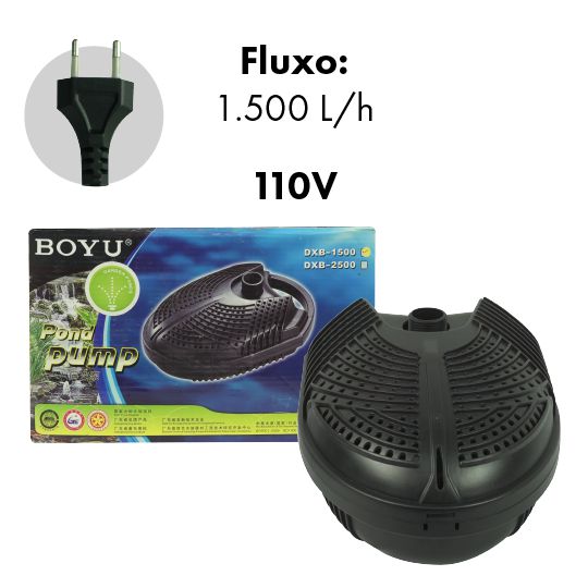 BOMBA SUB BOYU ALTA VAZAO DXB-1500 COM CHAFARIZ 1500L/H 110V