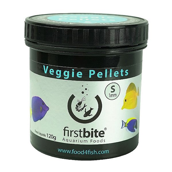 ALIMENTO BCUK FIRST BITE VEGGIE PELLETS 120G (GRAO 1MM)