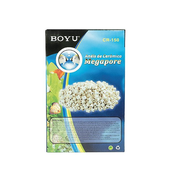 CERÂMICA MEGAPORE PARA BIOLOGIA BOYU 150G CR-150