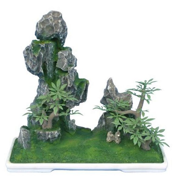 ENFEITE DE RESINA SOMA BONSAI 123