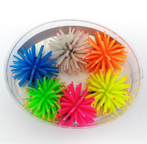 ENFEITE DE SILICONE SOMA ANÊMONA SHORT SORTIDA 4,5 CM (6 UN)