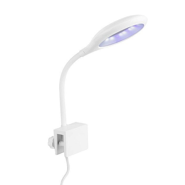 LUMINARIA LED SOMA  C5 BRANCA (5W) LED BRANCO/AZUL AUTOVOLT