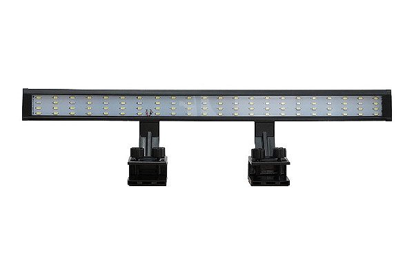 LUMINÁRIA LED SOMA T-550 PRETA 14W LED BRANCO/AZUL AUTOVOLT