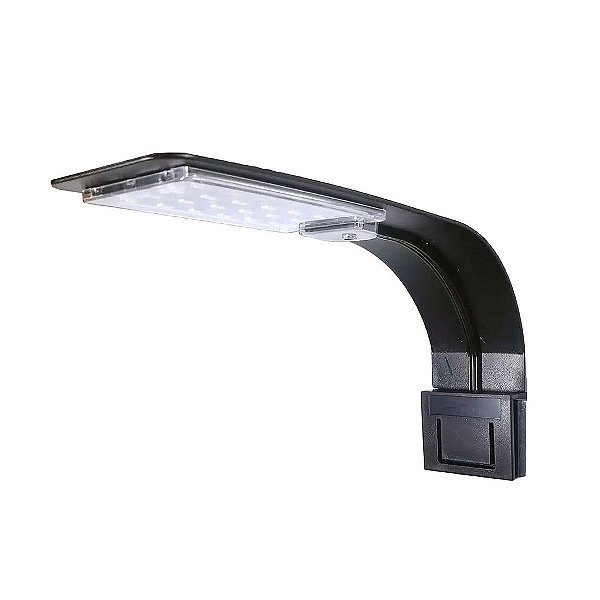 LUMINARIA LED SOMA X5 PRETA (10W) LED BRANCO/VERMELHO 127V