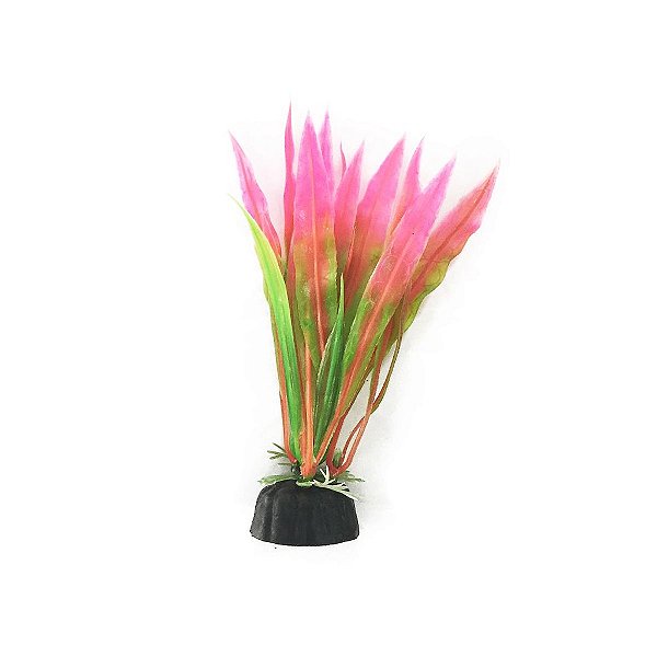 PLANTA PLÁSTICA SOMA ECONOMY 10CM ROSA E VERDE (MOD.438)
