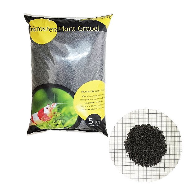 SUBSTRATO SOMA PLANT GRAVEL PREMIUM SOIL BLACK (2-4MM) -5KG