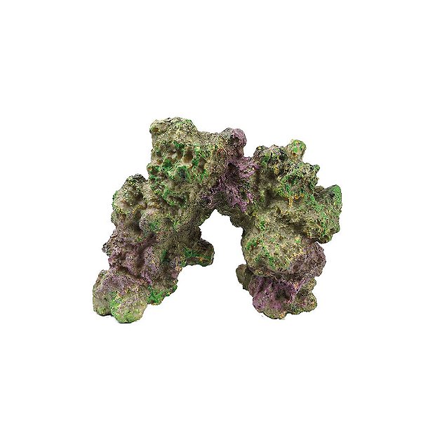 ENFEITE DE RESINA SOMA ROCHA DUO 14 B (18 X 11 X 12 CM)