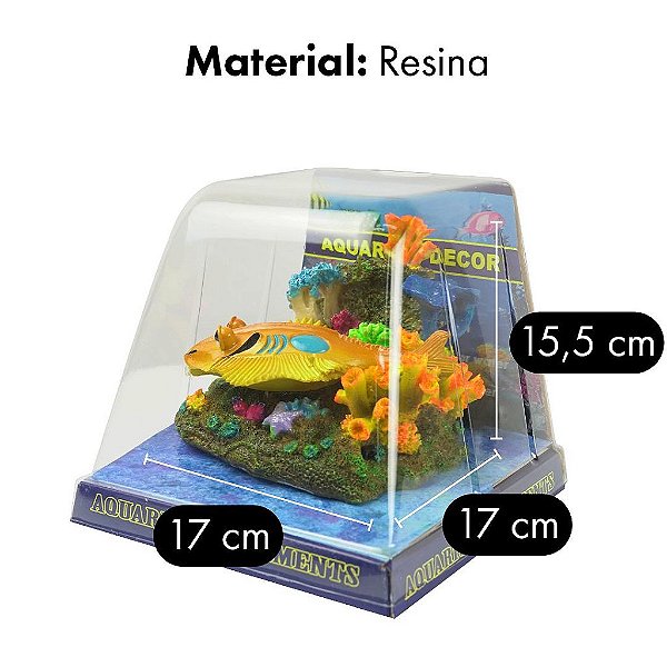 ENFEITE DE RESINA SOMA ACTION DECOR ARRAIA