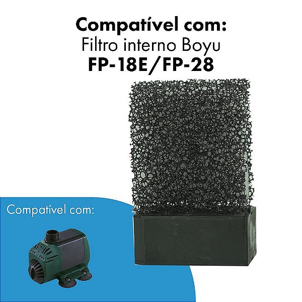 REFIL FILTRO INT BOYU FP-18E/28E