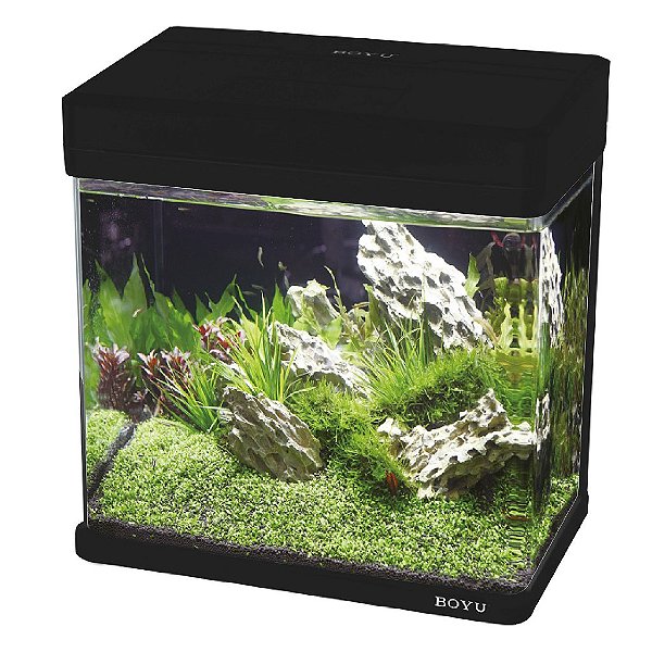AQUARIO CURVO BOYU MS-220 7,5L PRETO 110V