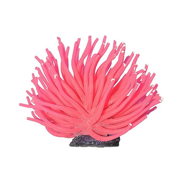 ENFEITE DE SILICONE SOMA ANEMONA SHORT ROSA 11 CM