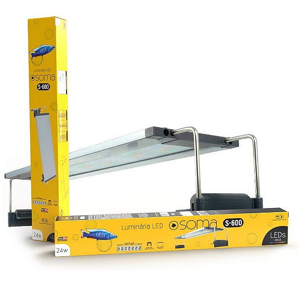 LUMINARIA LED SOMA S-600 (24W) LED WRGB AUTOVOLT