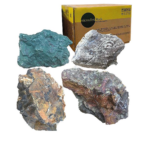 ROCHA SOMA MICROSFERA PETRIFIED MIX ROCK (15-25CM) 20KG