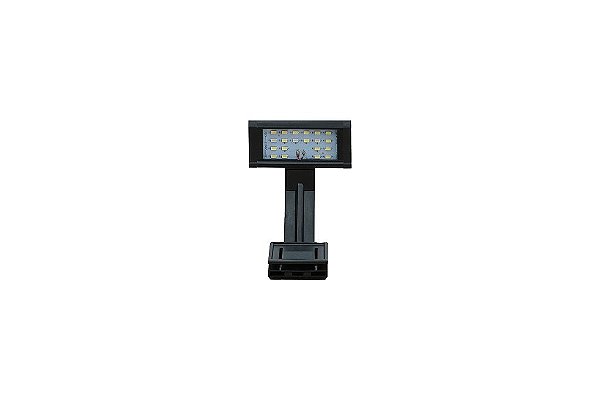 LUMINARIA LED SOMA  T-100 PRETA 5W LED BRANCO/AZUL AUTOVOLT