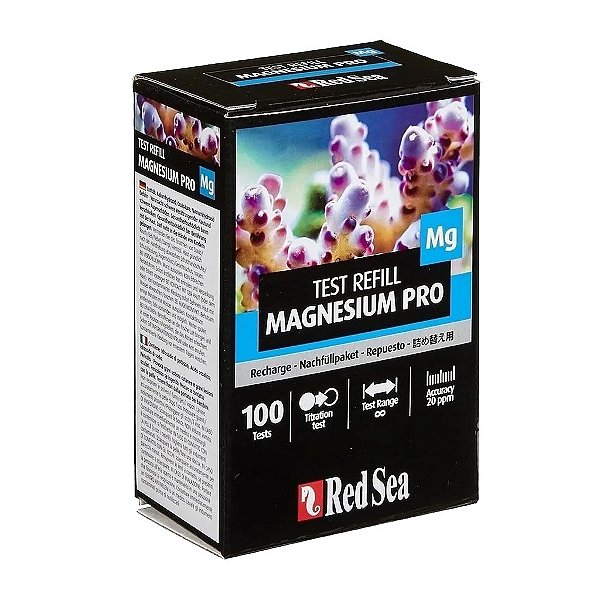 TESTE RED SEA REEF TEST REFILL MAGNESIUM PRO (MG)