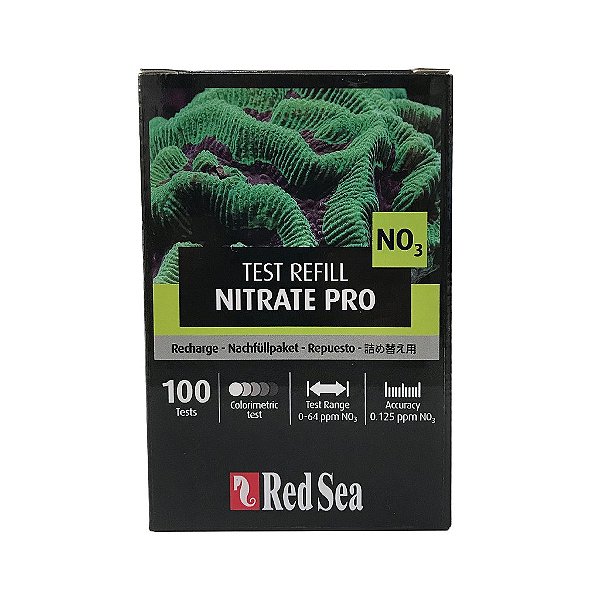TESTE RED SEA REEF TEST REFILL NITRATE PRO (NO3)