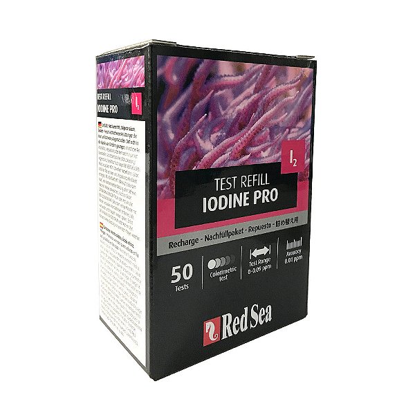 TESTE RED SEA REEF TEST REFILL IODINE PRO (I2)