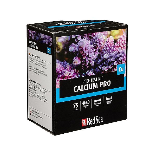 TESTE RED SEA REEF TEST KIT CALCIUM PRO (CA) - 75 TESTES