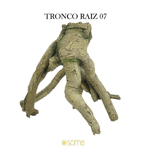 ENFEITE DE RESINA SOMA TRONCO RAIZ 07 (18 X 13,5 X 18,5 CM)