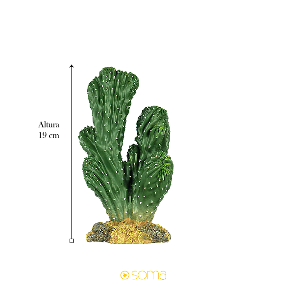 ENFEITE DE RESINA SOMA PLANTA CACTUS 116