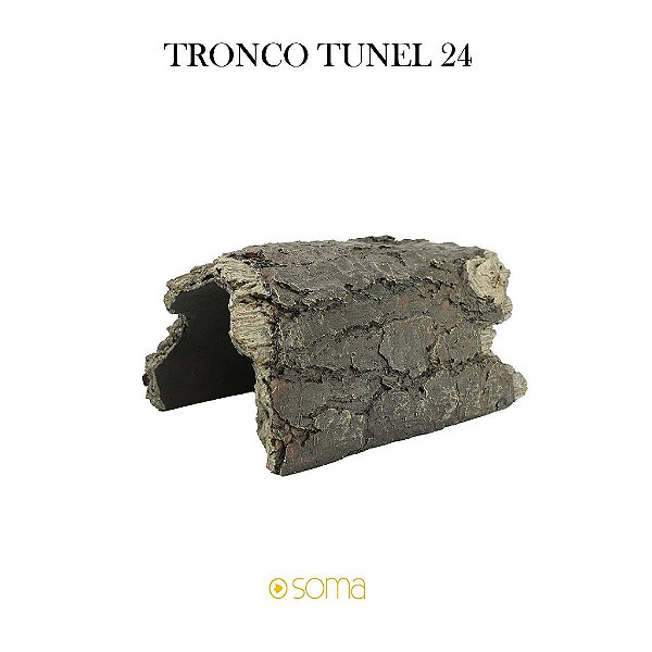 ENFEITE DE RESINA SOMA TRONCO TUNEL 24 (16 X 13 X 8 CM)