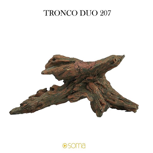 ENFEITE DE RESINA SOMA TRONCO DUO 207 (27 X 11,8 X 12 CM)