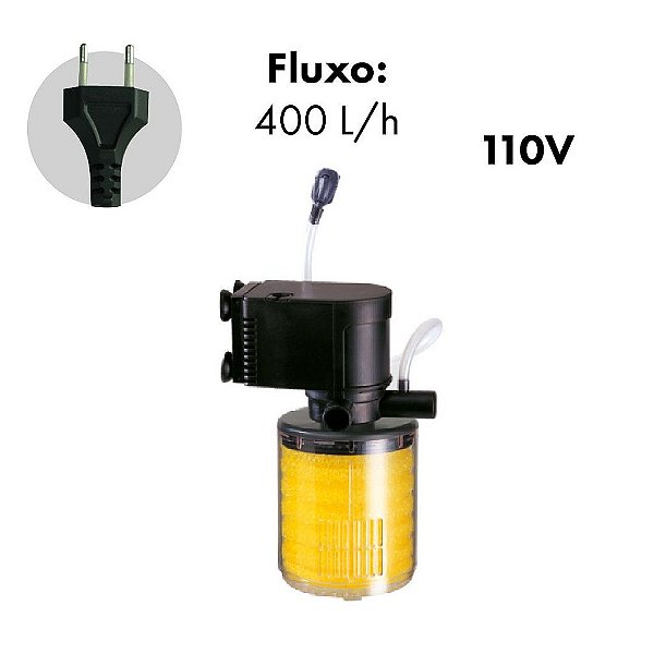 FILTRO INT BOYU SP-1300I 400L/H C/ BOMBA SUB 110V