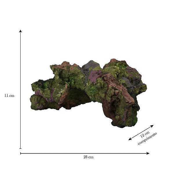 ENFEITE DE RESINA SOMA ROCHA DUO 17 (37 X 12 X 19 CM)
