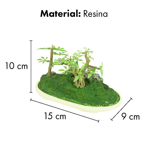ENFEITE DE RESINA SOMA BONSAI 105