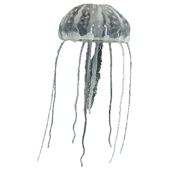 ENFEITE DE SILICONE SOMA JELLYFISH BIG BRANCA