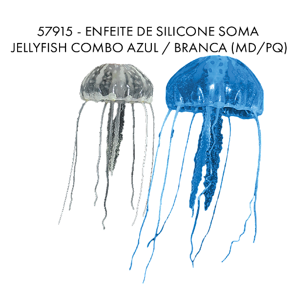 ENFEITE DE SILICONE SOMA JELLY LIONFISH