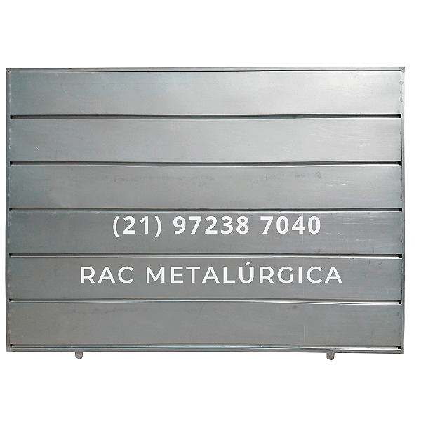 Portão de Correr Frisado Sem Social