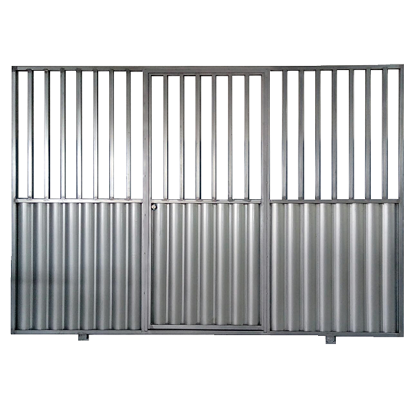 Portão de Correr Metade Grade Com Social Acoplado