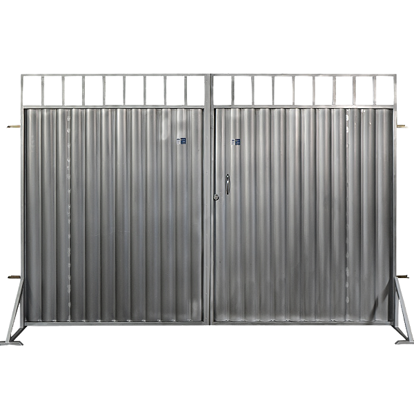 Portão Garagem em Aço Galvanizado Grade