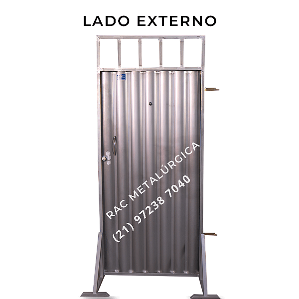 Portão Social Galvanizado Grade