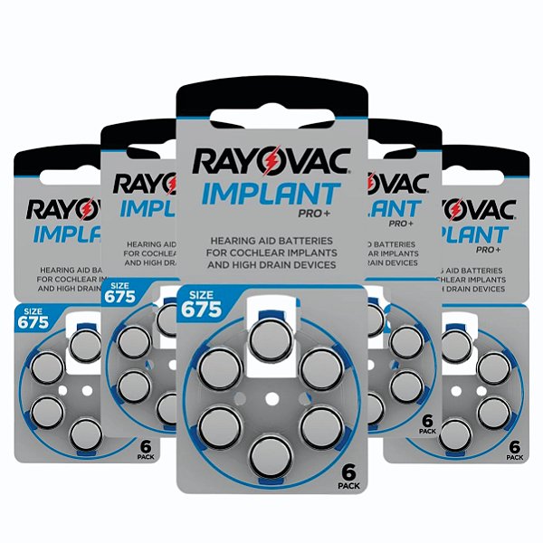 30 Baterias Rayovac Implante