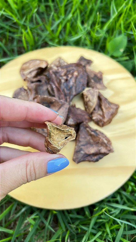 Pulmão Bovino Desidratado para cães e gatos 80g