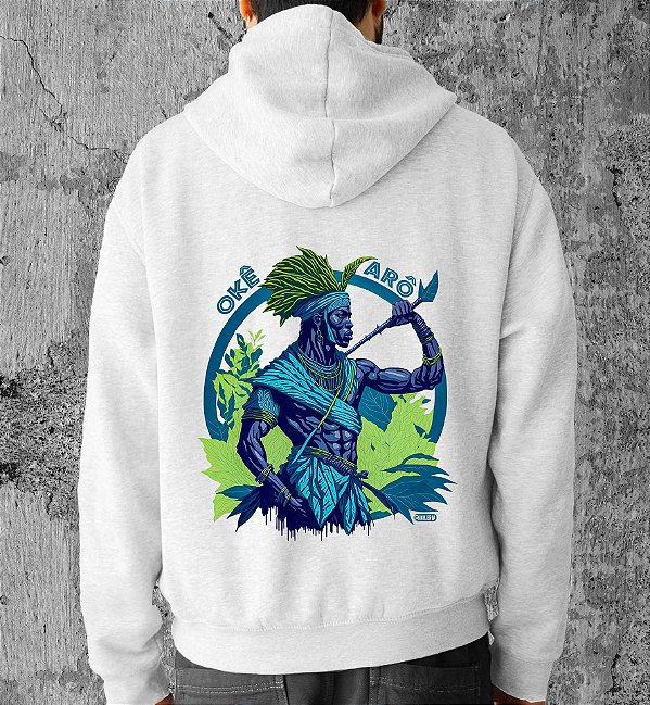 Moletom com ziper  - Okê Arô!