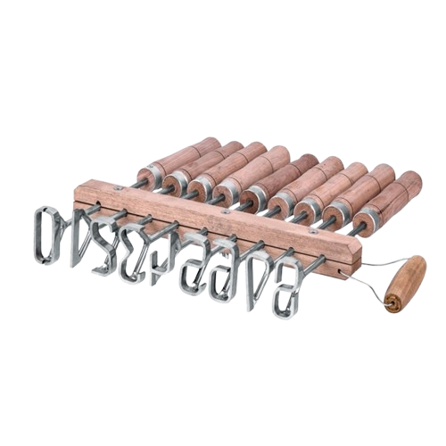 Jogo de Números em inox de 0 a 9 para Marcação de Gado | Convencional e ABCZ