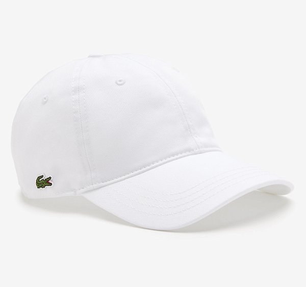 Boné Lacoste Gabardine C/Velcro 2024 - Branco