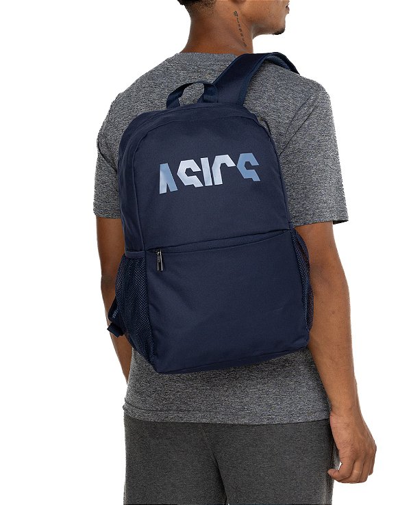 Mochila Asics Logo Basic - Azul Marinho