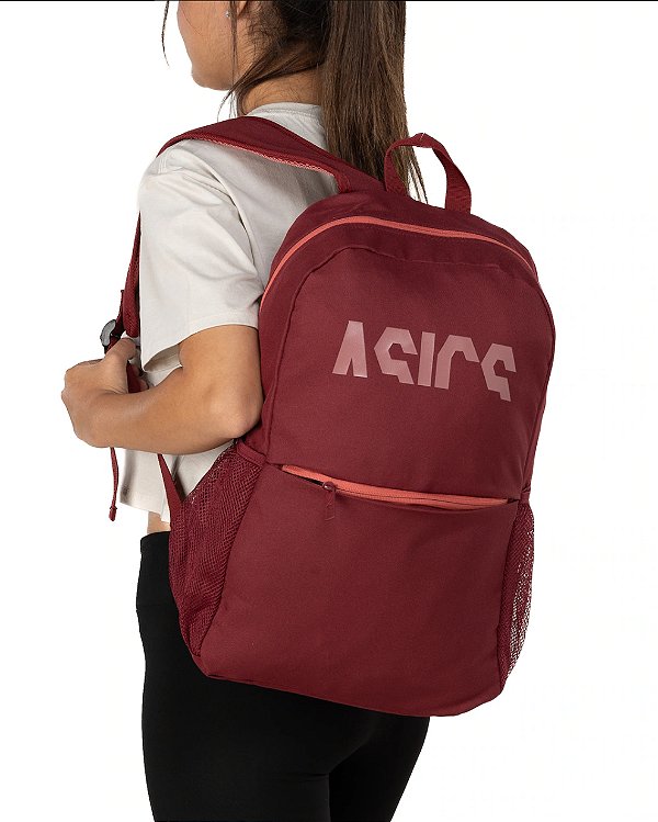 Mochila Asics Logo Basic - Vermelha